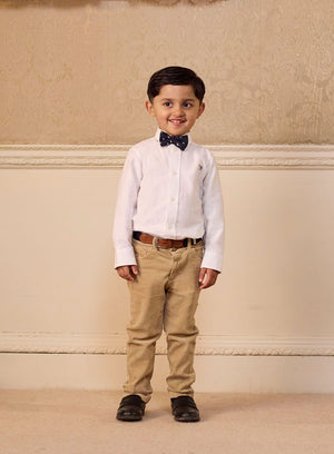 Bow Tie in Navy Plaid