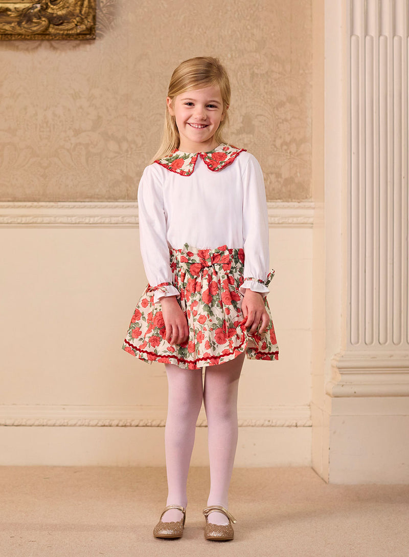 Pie Crust Jersey Top in Carline