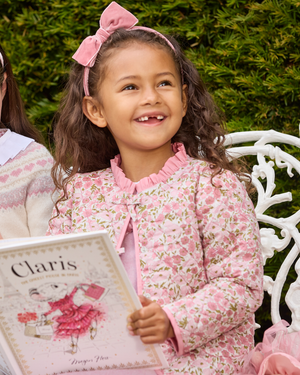 Quilted Jacket in Poppy & Daisy
