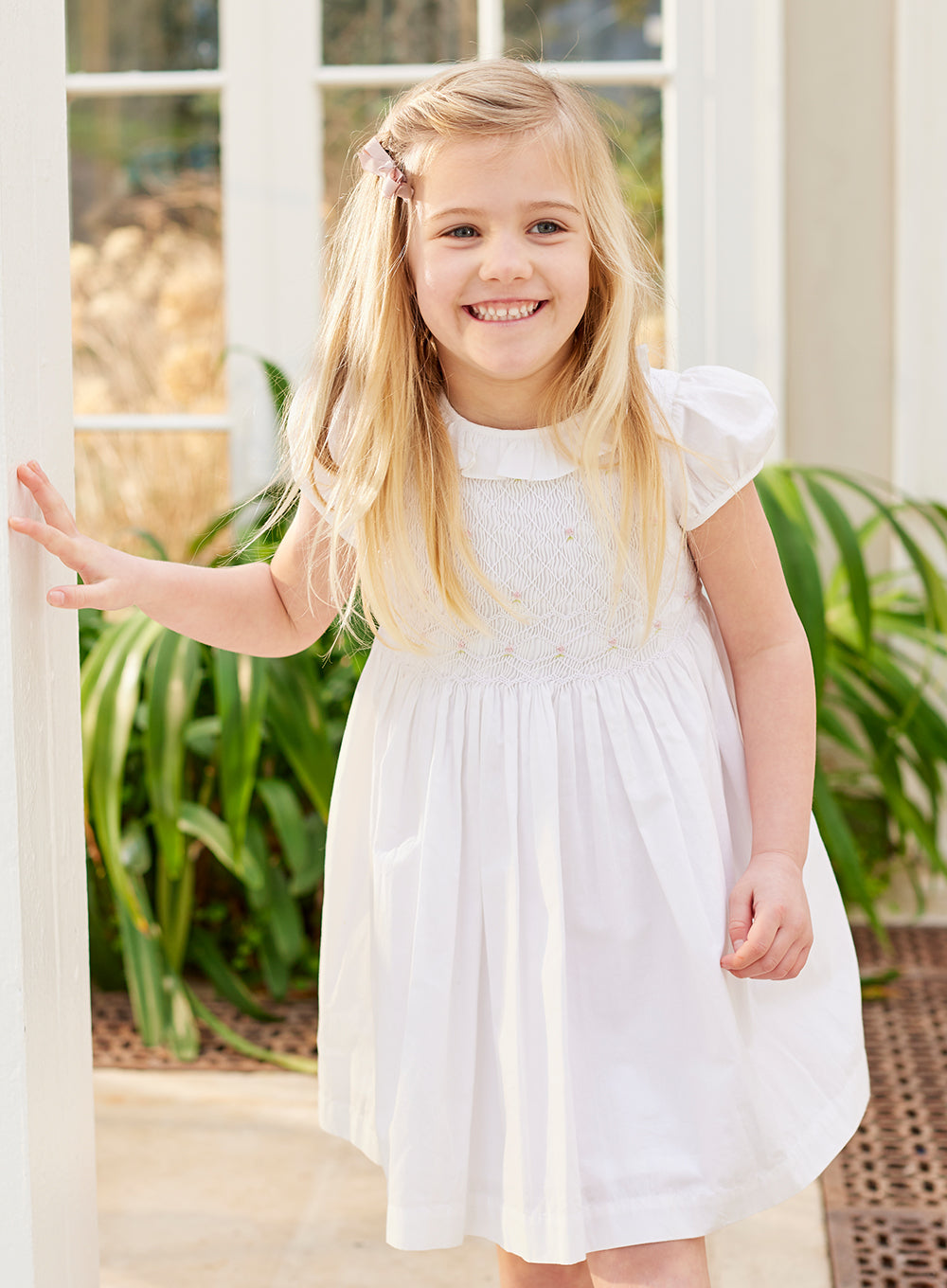 Baby Clothes Smocked Children's Clothing Collar Pima Cotton Smocked Girls Clothes Shine Like A Pearl White Smocked Dress By Classic Whimsy Baby Clothes Smocked Children's Clothing Collar Pima Cotton Smocked Girls Clothes Shine Like A Pearl White Smocked Dress By Classic Whimsy