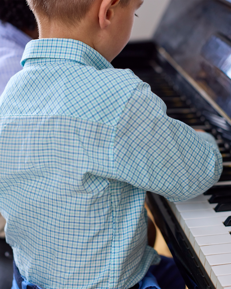Thomas Shirt in Sage Check