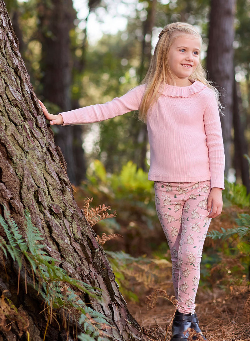 Grace Willow Jersey Top in Pink