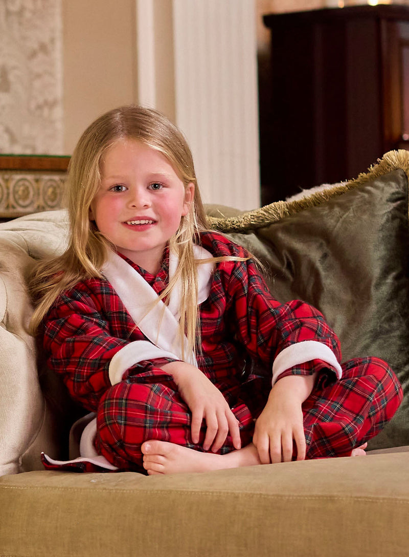 Cozy Plaid Bathrobe