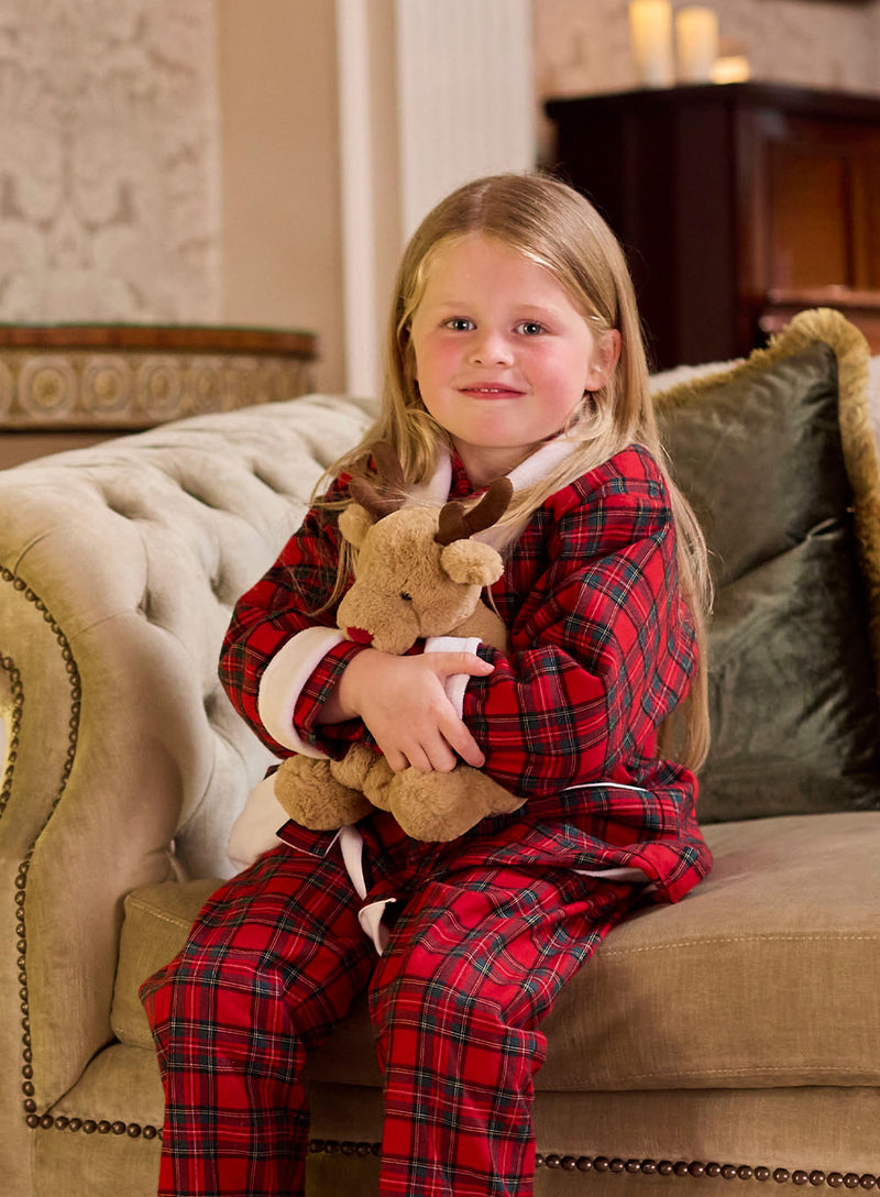 Cozy Plaid Bathrobe