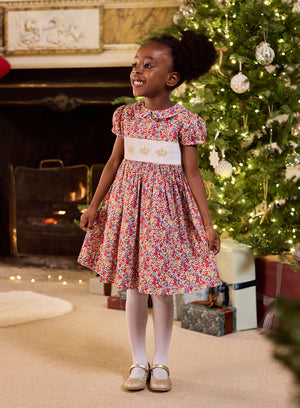 Emma Smocked Crown Dress