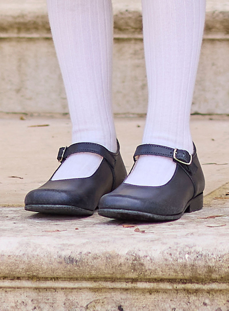 Hampton Classics Kate School Shoes in Navy