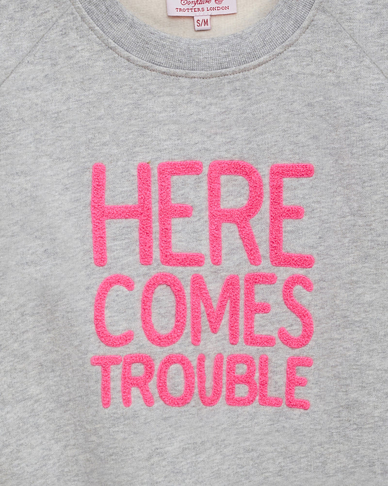 Women's Here Comes Trouble Sweatshirt