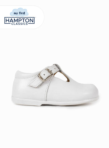My First Hampton Classics Jamie First Walkers in White