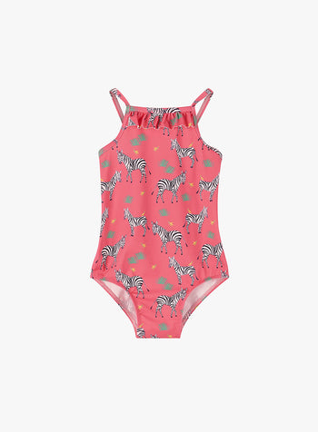 Little Frill Swimsuit in Zebra