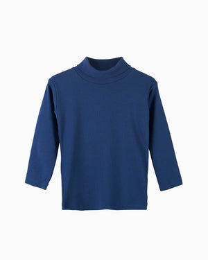 Unisex Classic Turtle Neck in Navy