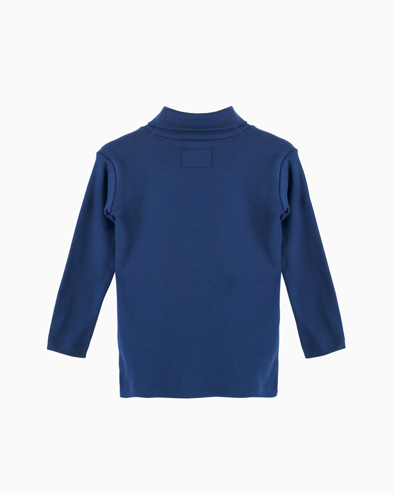 Unisex Classic Turtle Neck in Navy