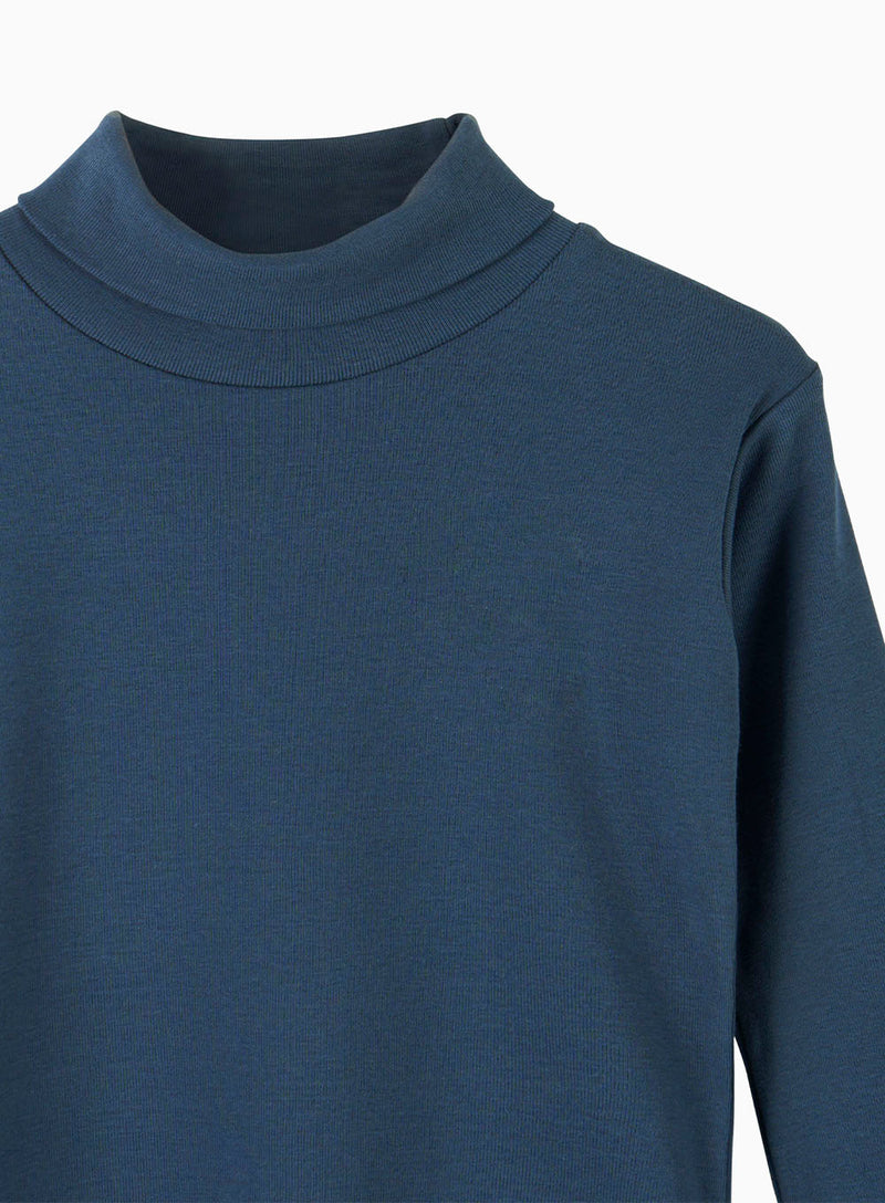 Unisex Classic Turtle Neck in Navy
