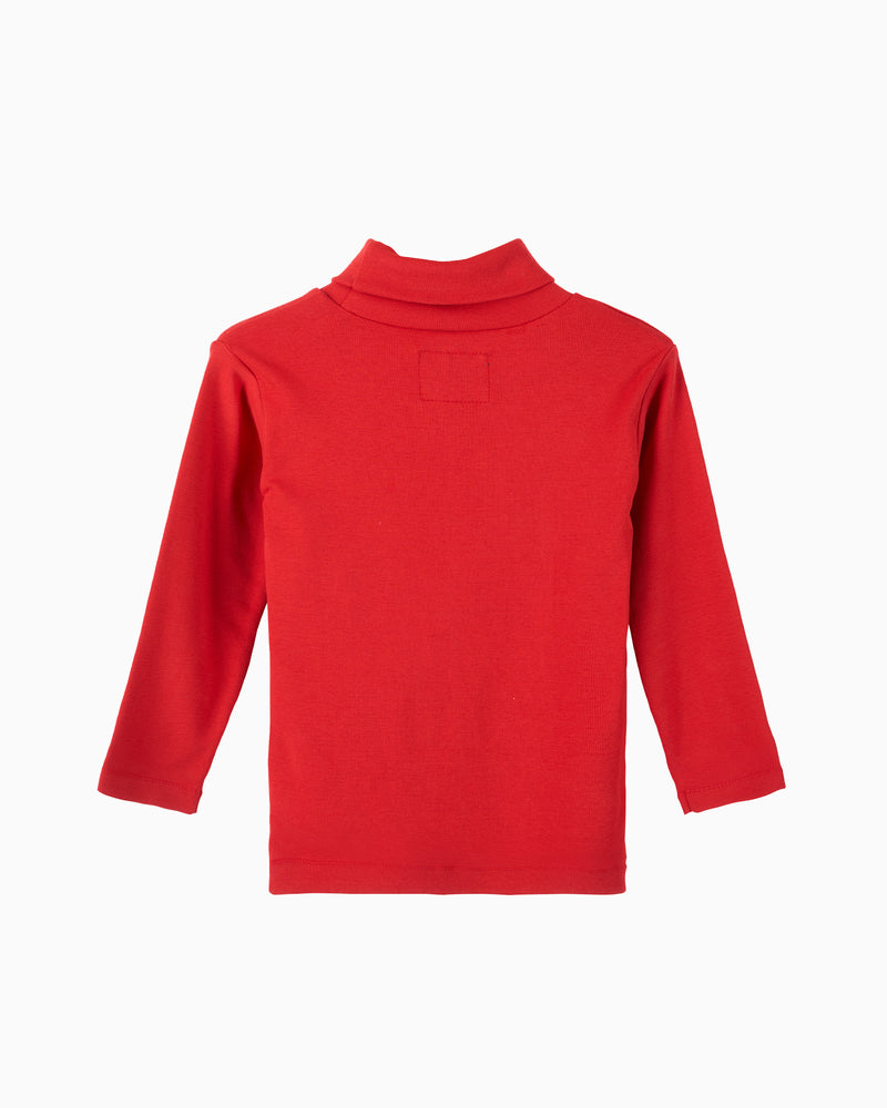 Unisex Classic Turtle Neck in Red