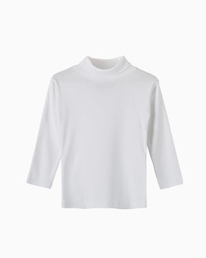 Unisex Classic Turtle Neck in White