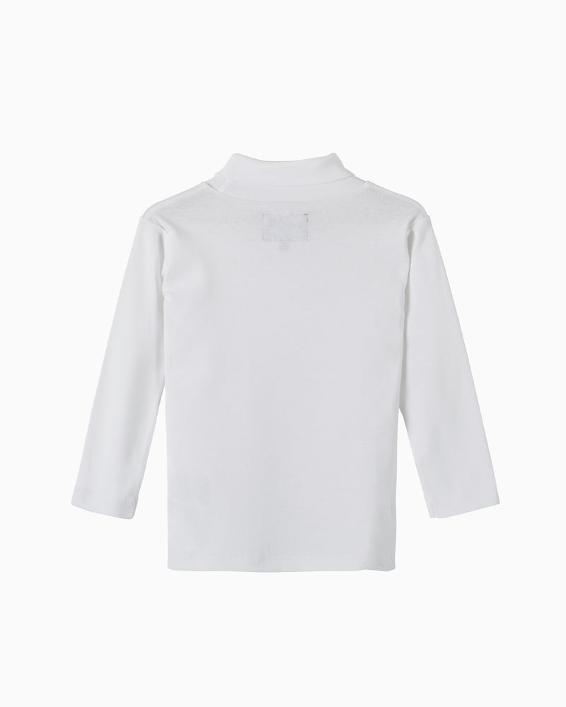 Unisex Classic Turtle Neck in White