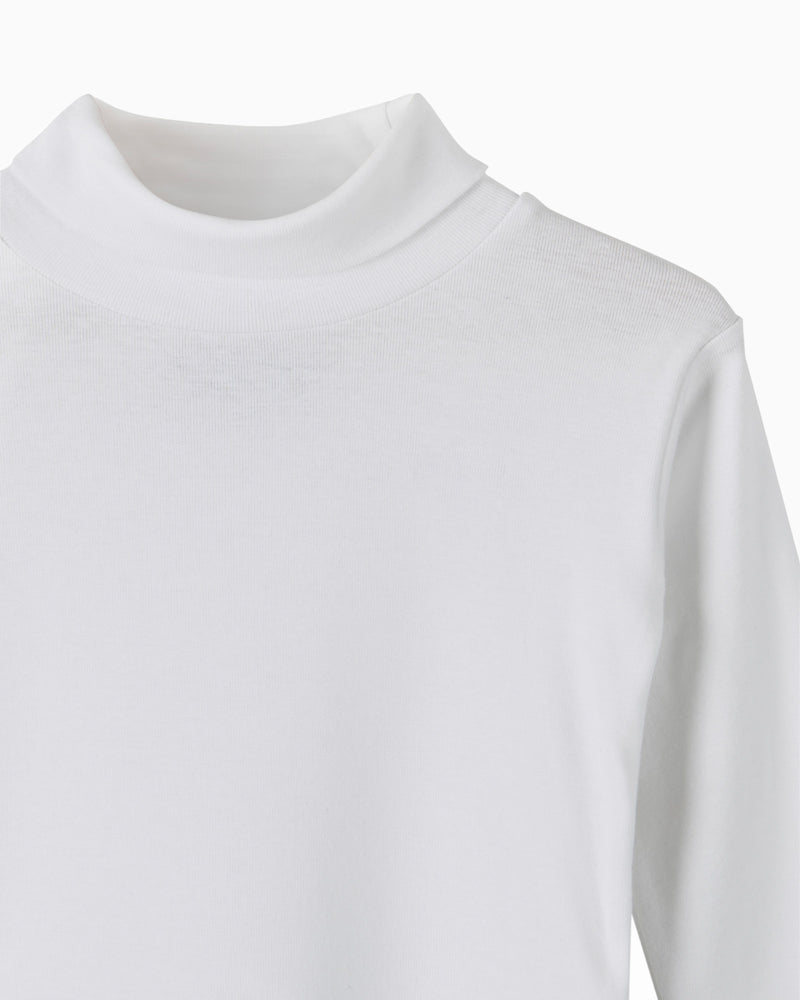 Unisex Classic Turtle Neck in White