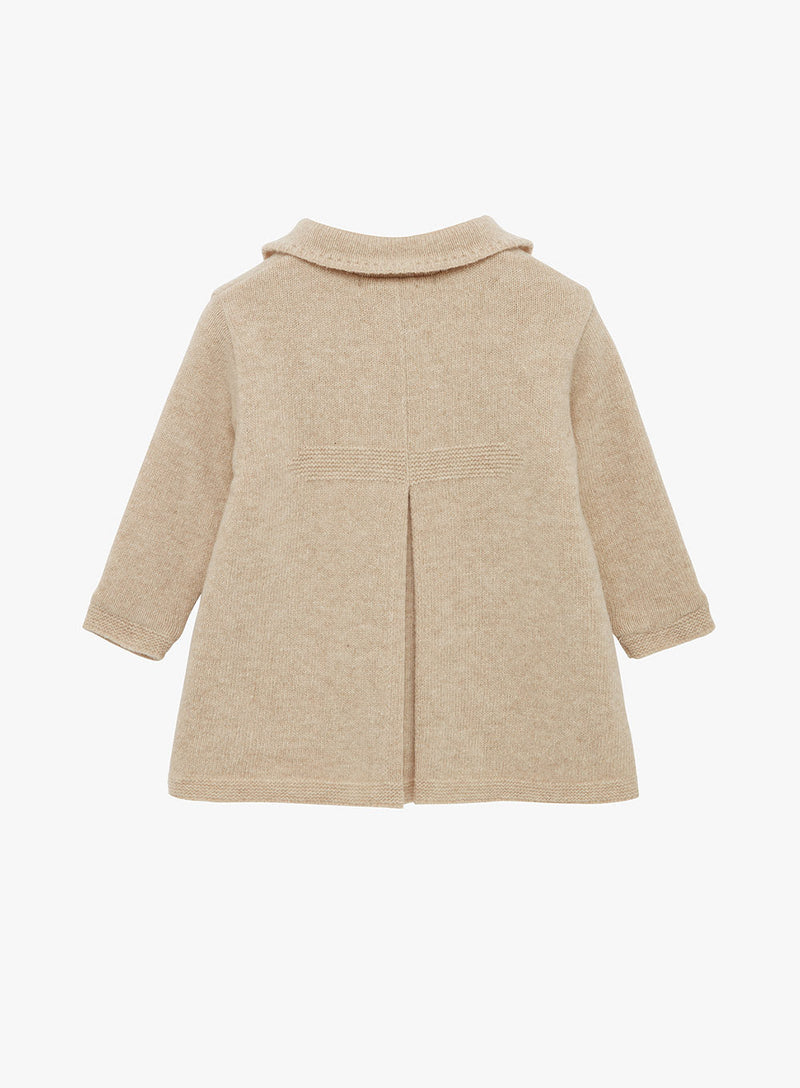 Confiture Coat Little Alexandra Knitted Coat in Oatmeal