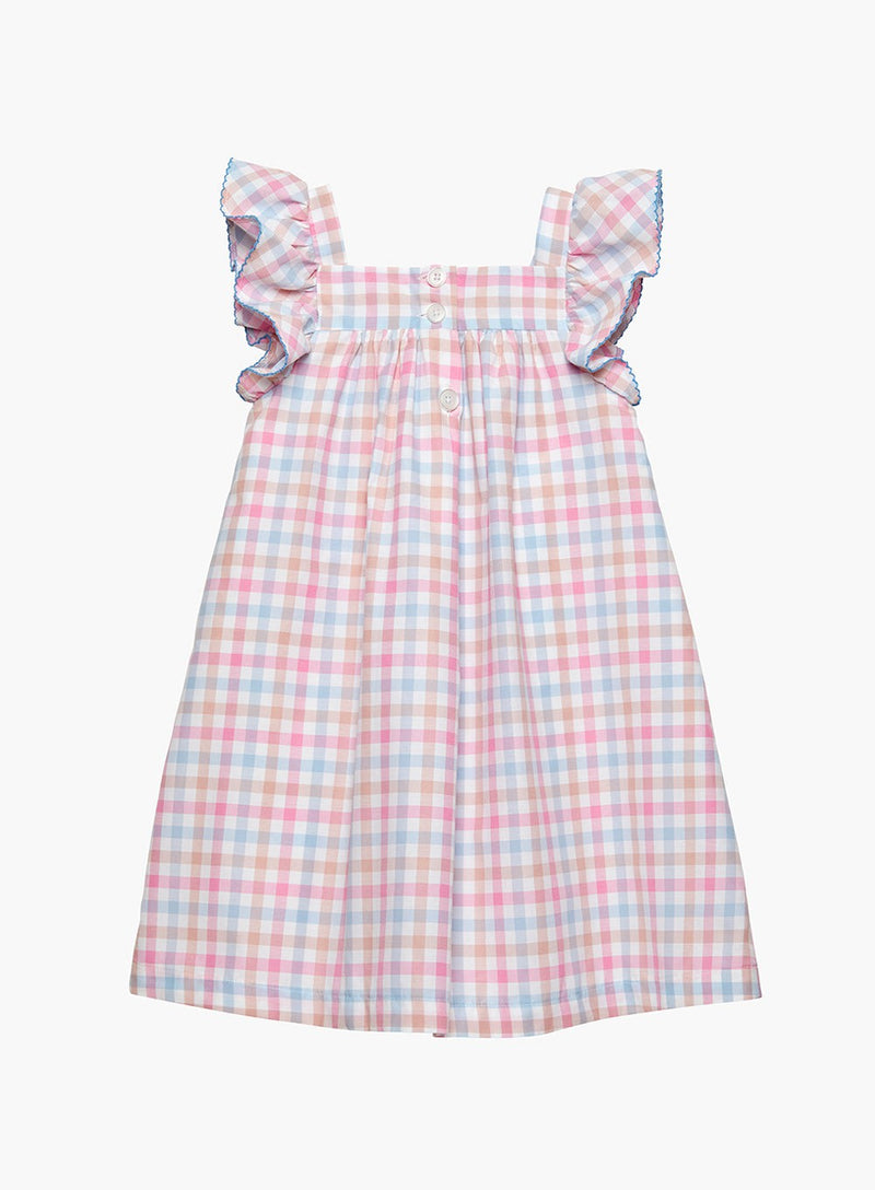 Confiture Dress Greta Frilly Gingham Dress