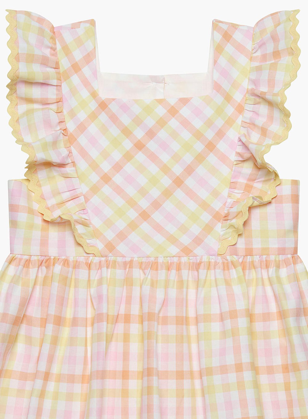 Confiture Dress Greta Ric Rac Gingham Dress