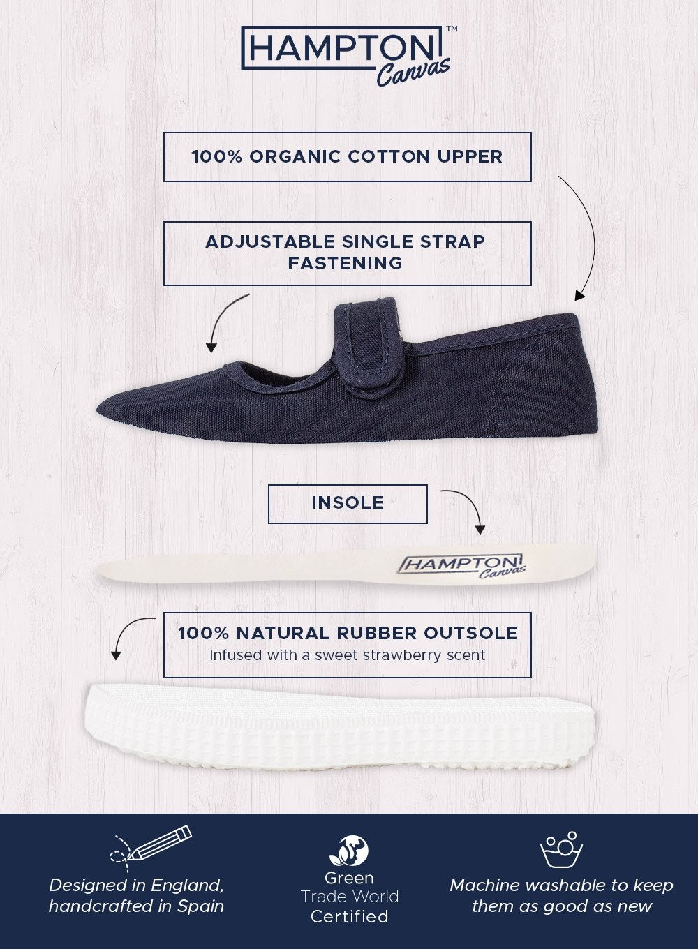 Hampton Canvas Canvas Shoes Hampton Canvas Martha Shoes in Gold - Trotters Childrenswear