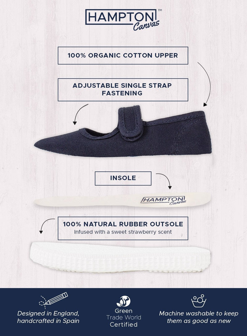Hampton Canvas Canvas Shoes Hampton Canvas Martha Shoes in Gold - Trotters Childrenswear