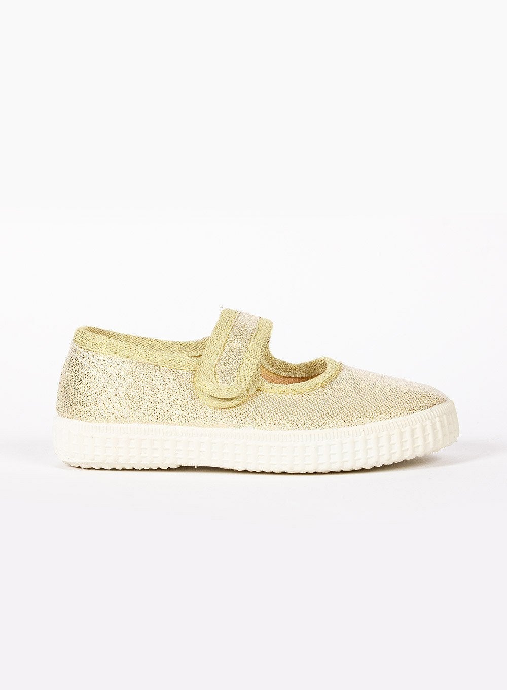 Hampton Canvas Canvas Shoes Hampton Canvas Martha Shoes in Gold