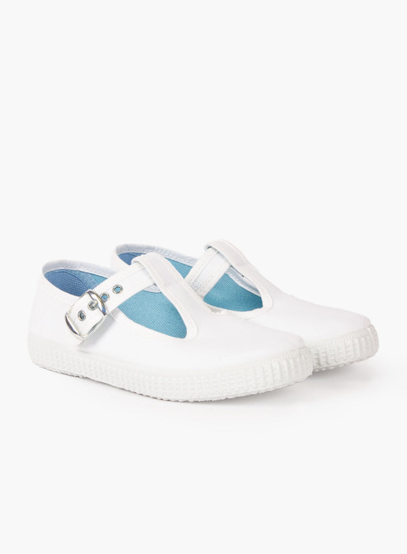 Hampton Canvas Nantucket Shoes in White