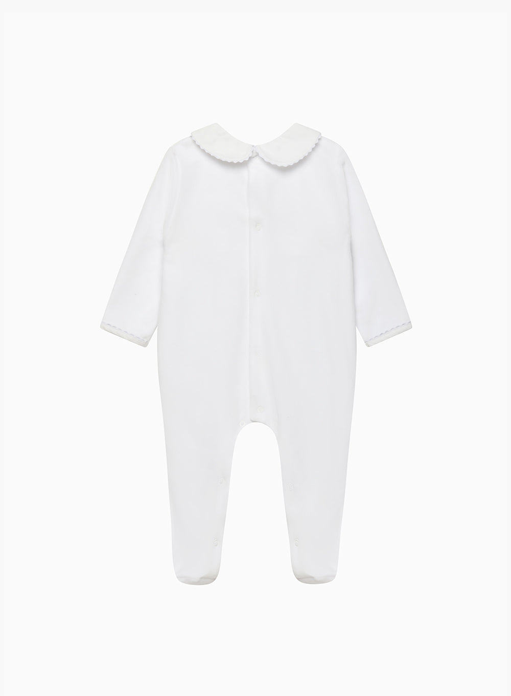 Lapinou All-in-One Baby Velour Dasher Smocked All-in-One