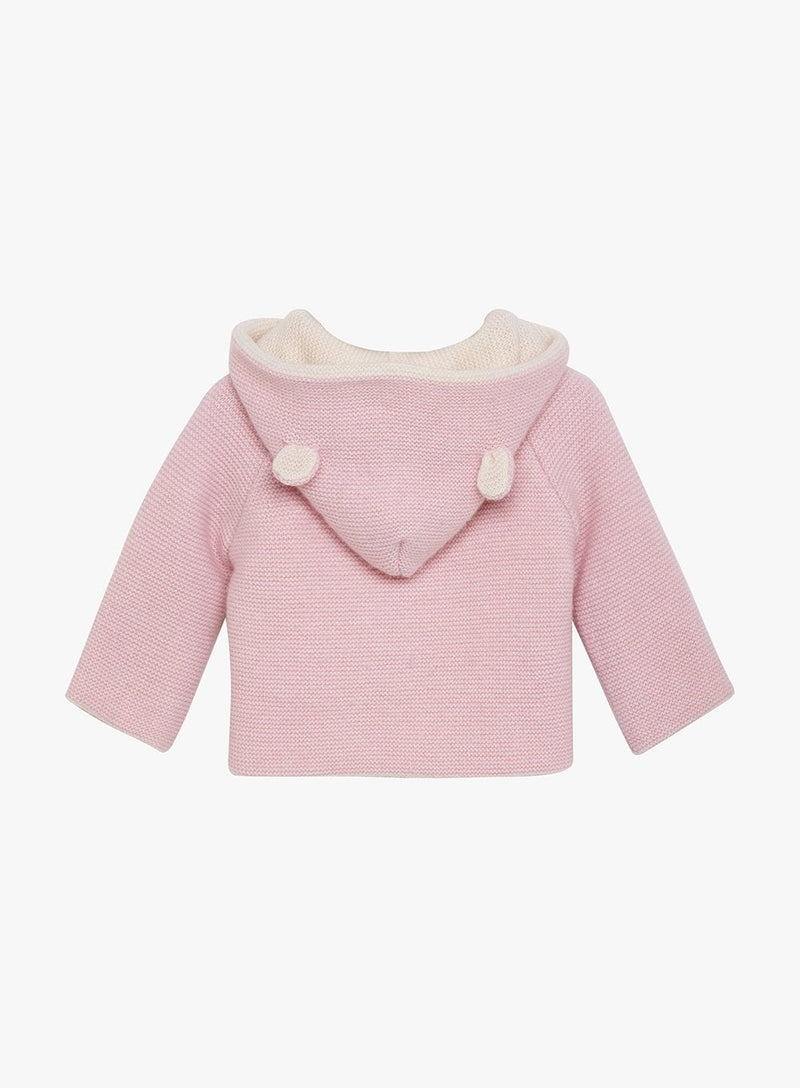 Lapinou Coat Little Teddy Coat in Pale Pink