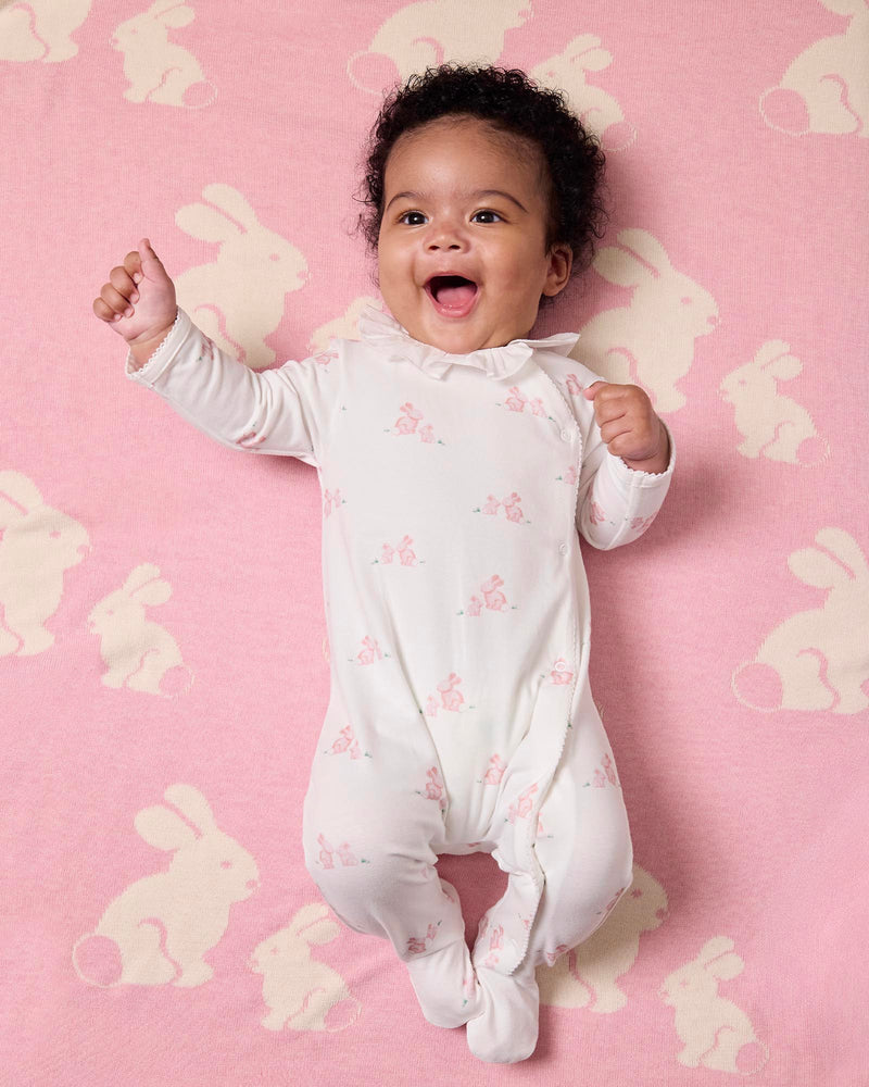 Baby Bunny Onesie in Pale Pink
