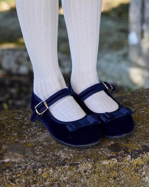 Hampton Classics Lana Party Shoes in Navy