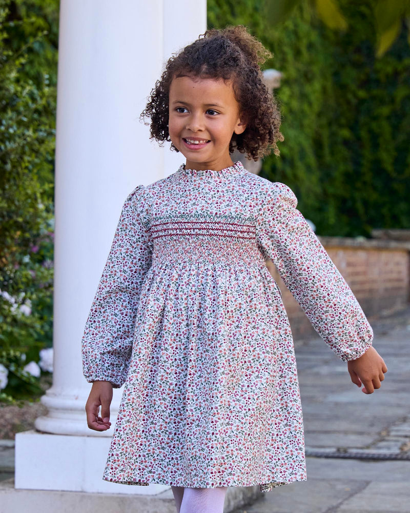 Edie Berry Floral Smocked Dress