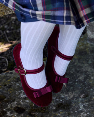 Hampton Classics Lana Party Shoes in Burgundy