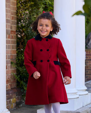 Trotters Heritage Coat Scalloped Edge Coat