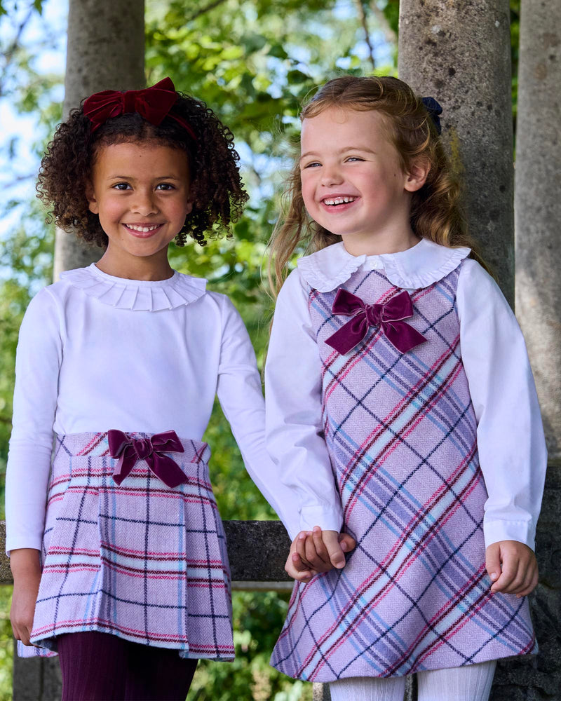 Eleanor Check Pinafore