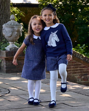 Lily Rose Dress Madeline Navy Sparkle Dress