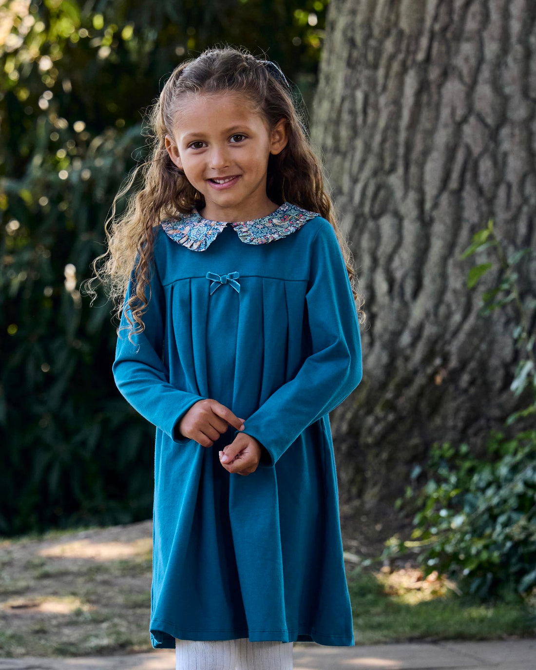 Lily Rose Dress Violet Strawberry Thief Jersey Dress