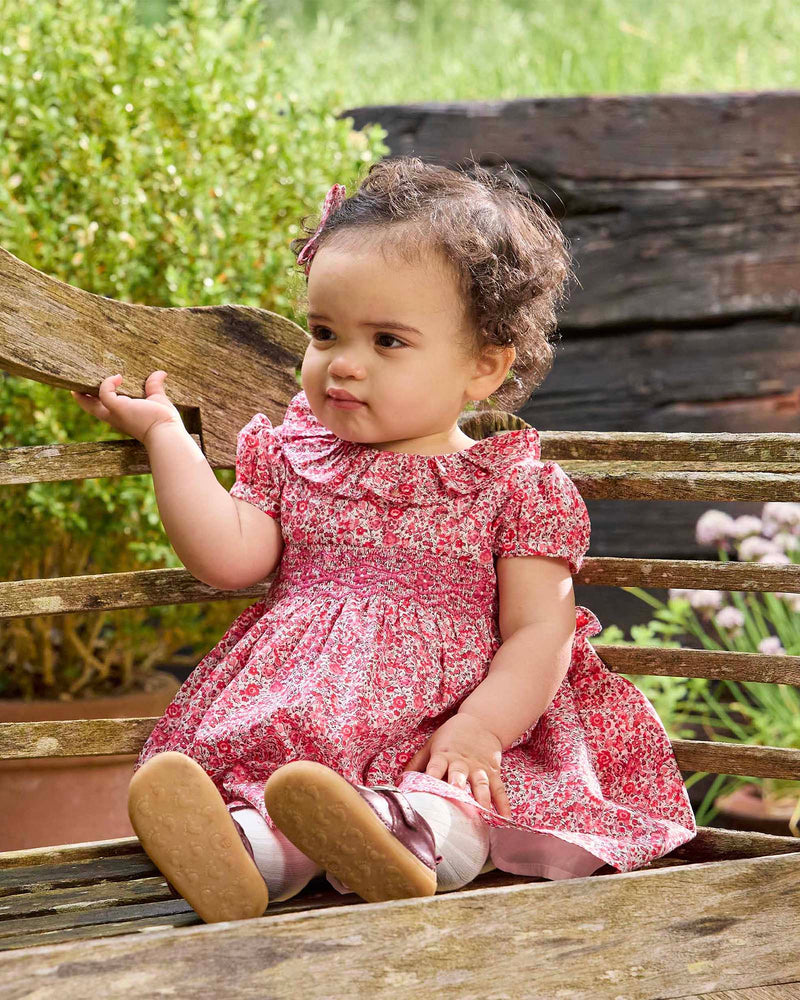 Baby Smocked Dress in Emma & Georgina