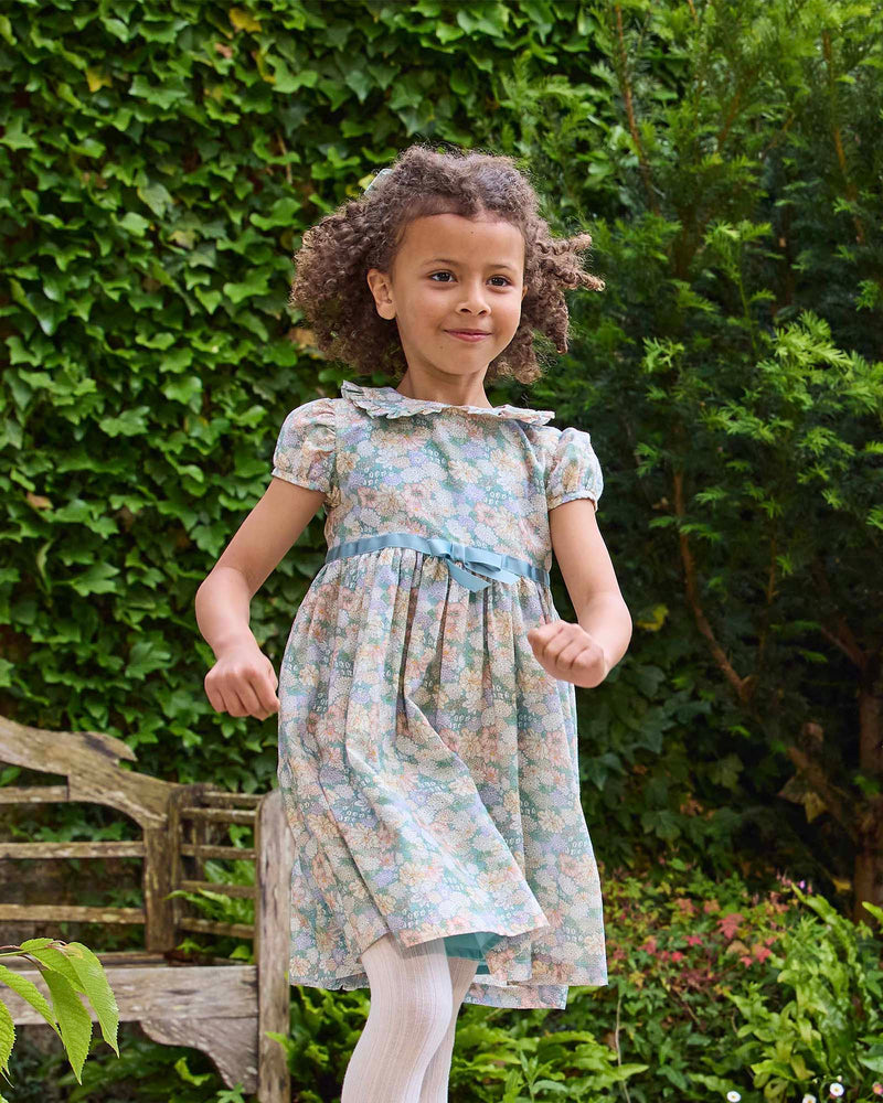 Mabel Floral Pie Crust Dress