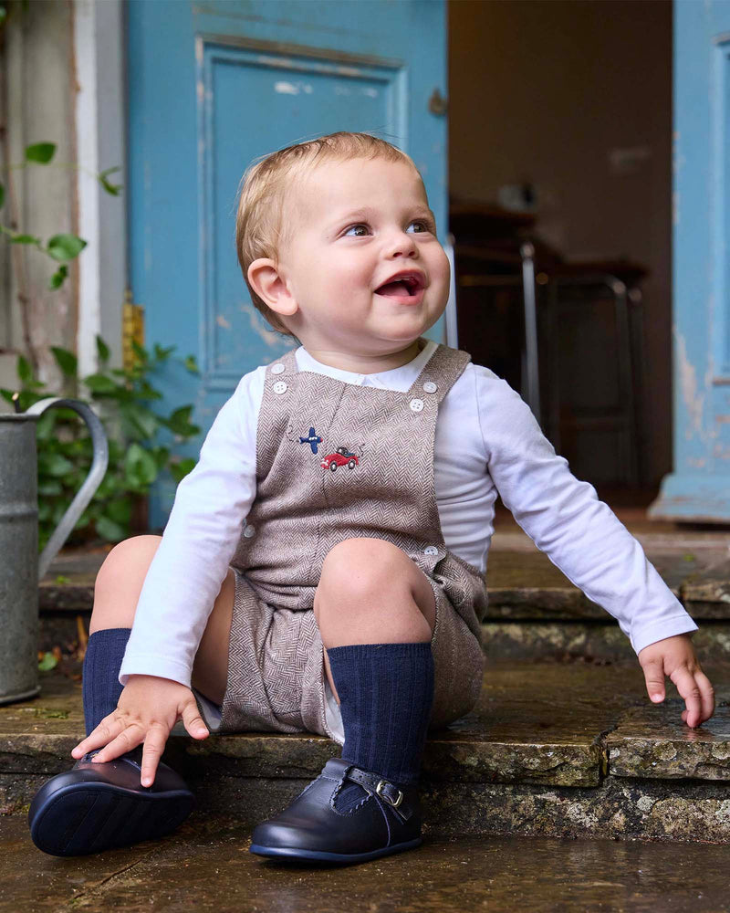 Baby Alfie Bib Shorts in Car