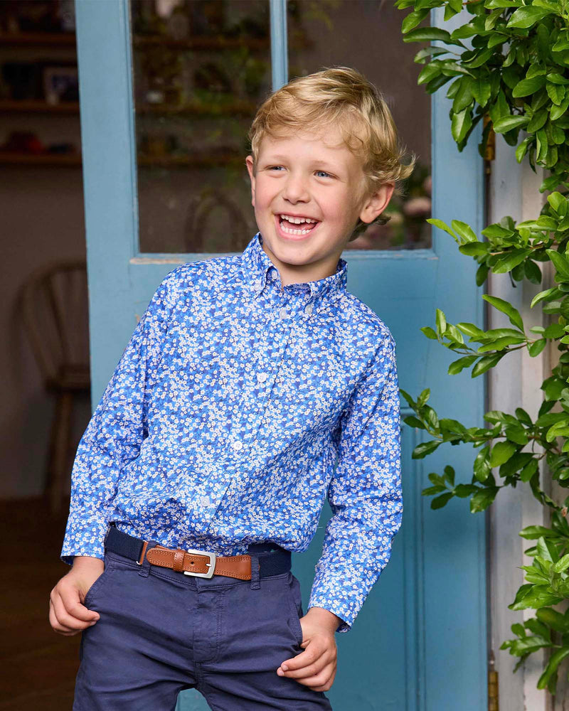 Shirt in Blue Mitsi Valeria
