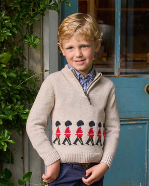 Marching Guardsman Half-Zip Sweater