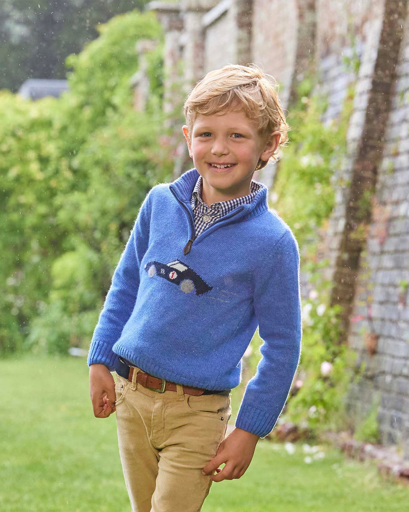 Sebastian Car Half Zip Sweater