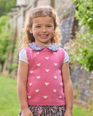 Confiture Tank Knitted Heart Tank Top