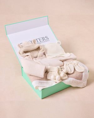 White Teddy Coat Gift Set