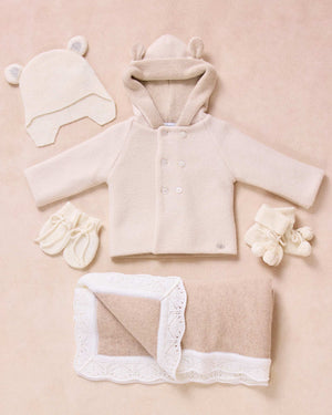 White Teddy Coat Gift Set