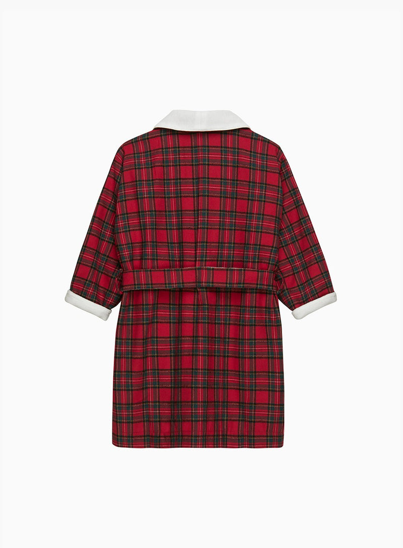 Original Pajama Company Bathrobe Cozy Tartan Bathrobe