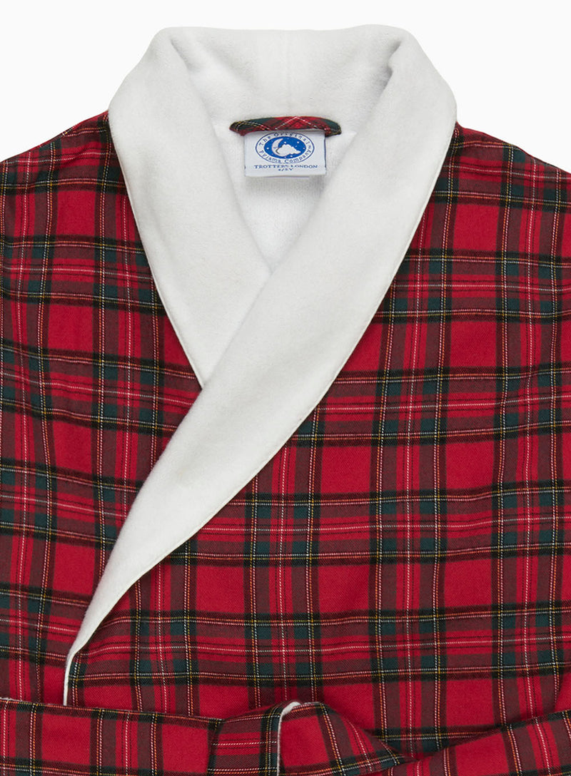 Original Pajama Company Bathrobe Cozy Tartan Bathrobe