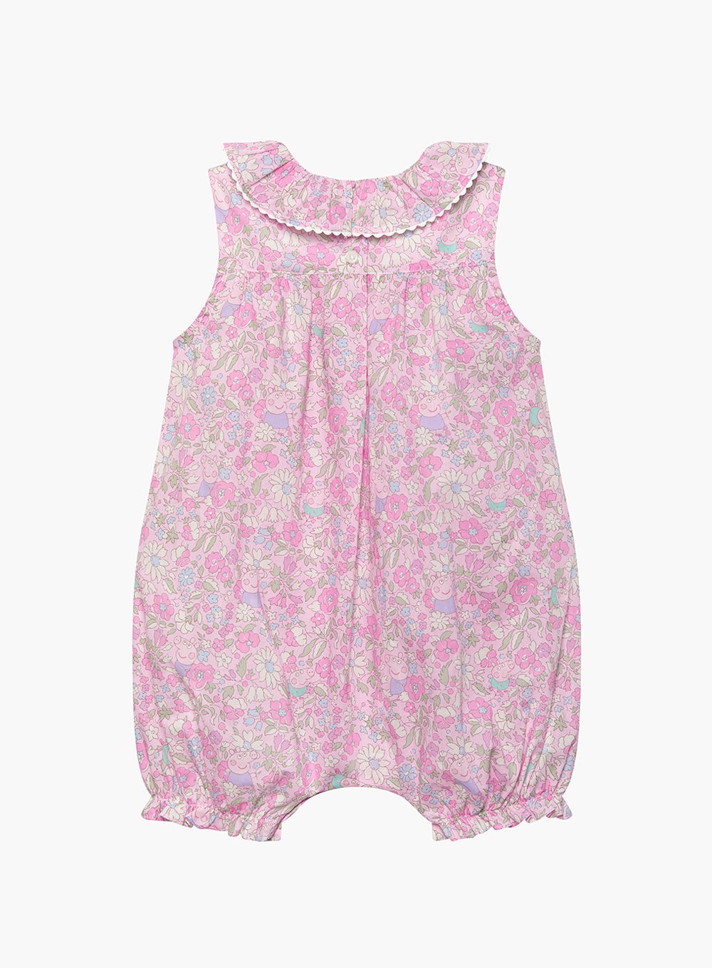 PEPPA PIG x Trotters Romper Baby Willow Romper in Pink Peppa Meadow
