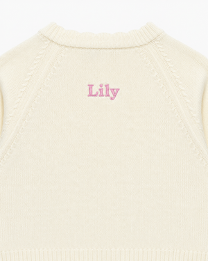 Lapinou Cardigan Baby Betsy Ann Heart Cardigan